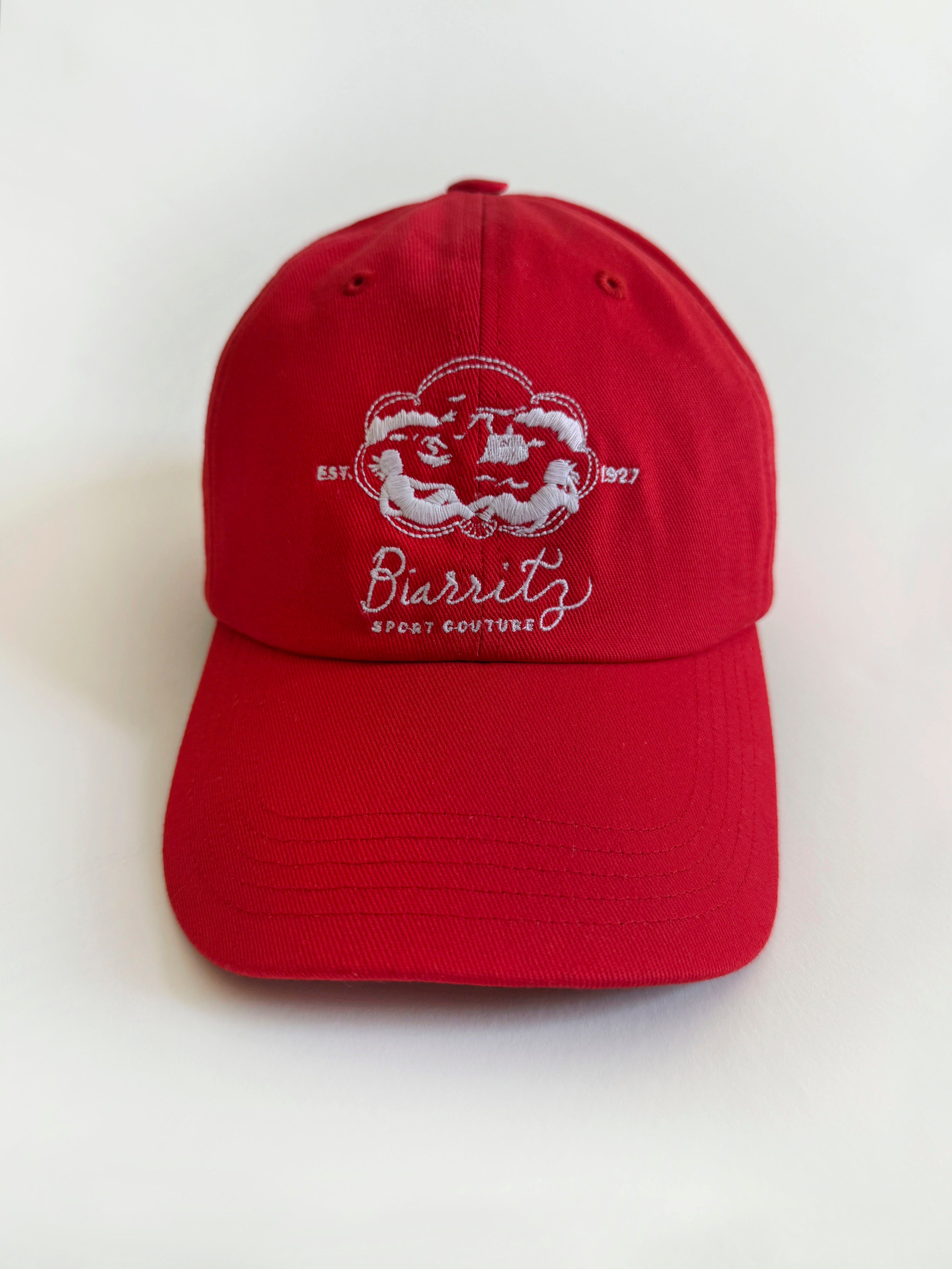 Red Big B Cap Biarritz