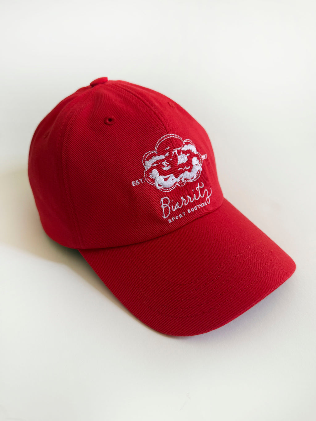 Red Big B Cap Biarritz