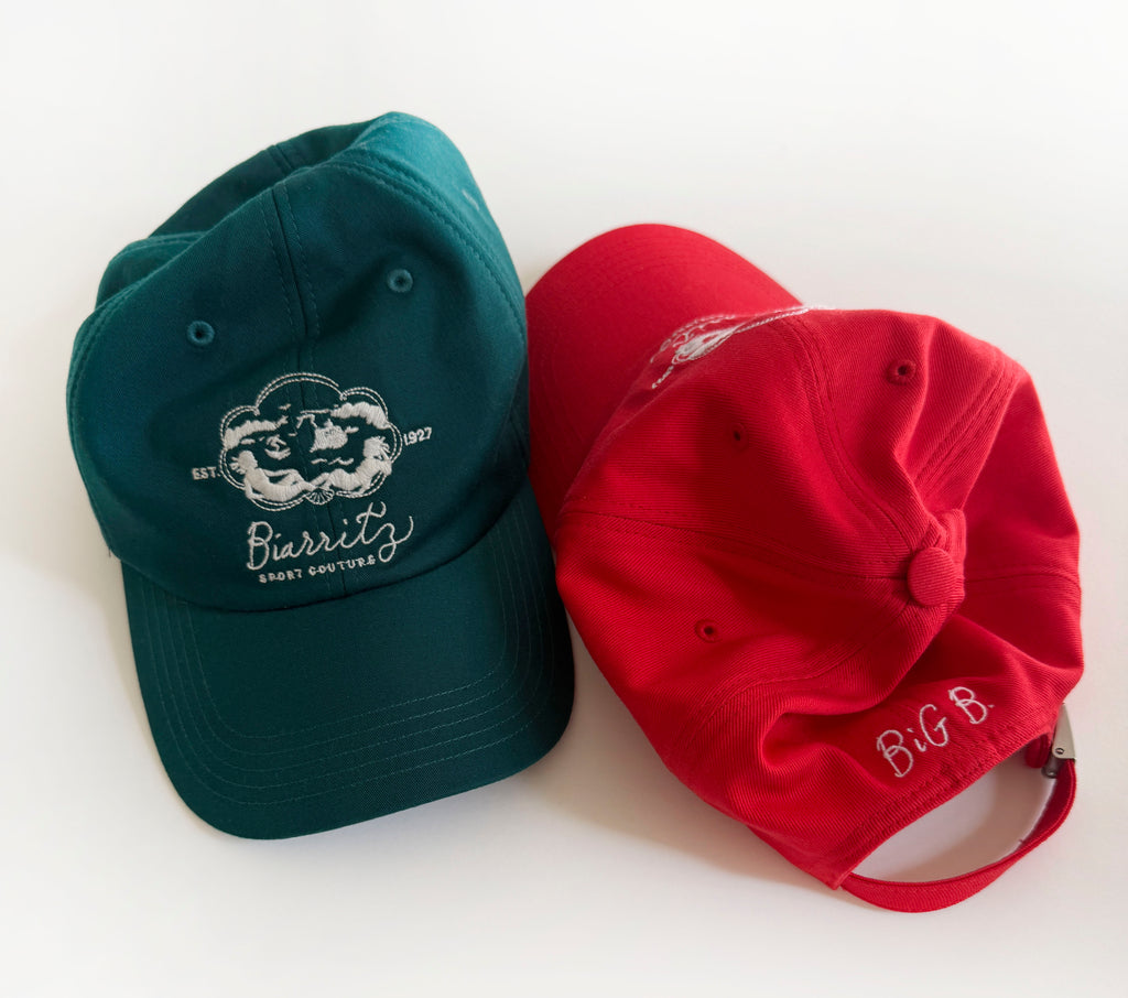 Red Big B Cap Biarritz